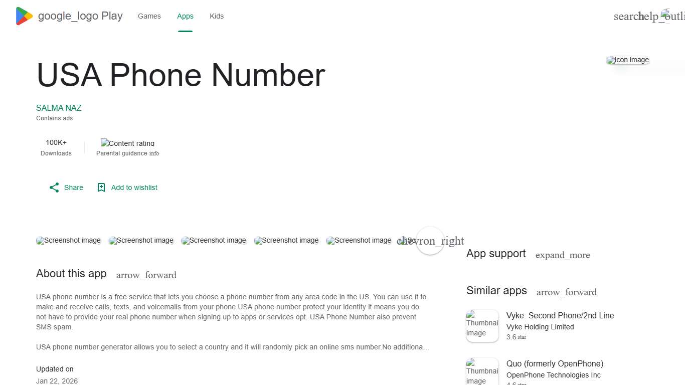 USA Phone Number - Apps on Google Play